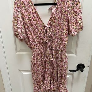 Peach Love romper